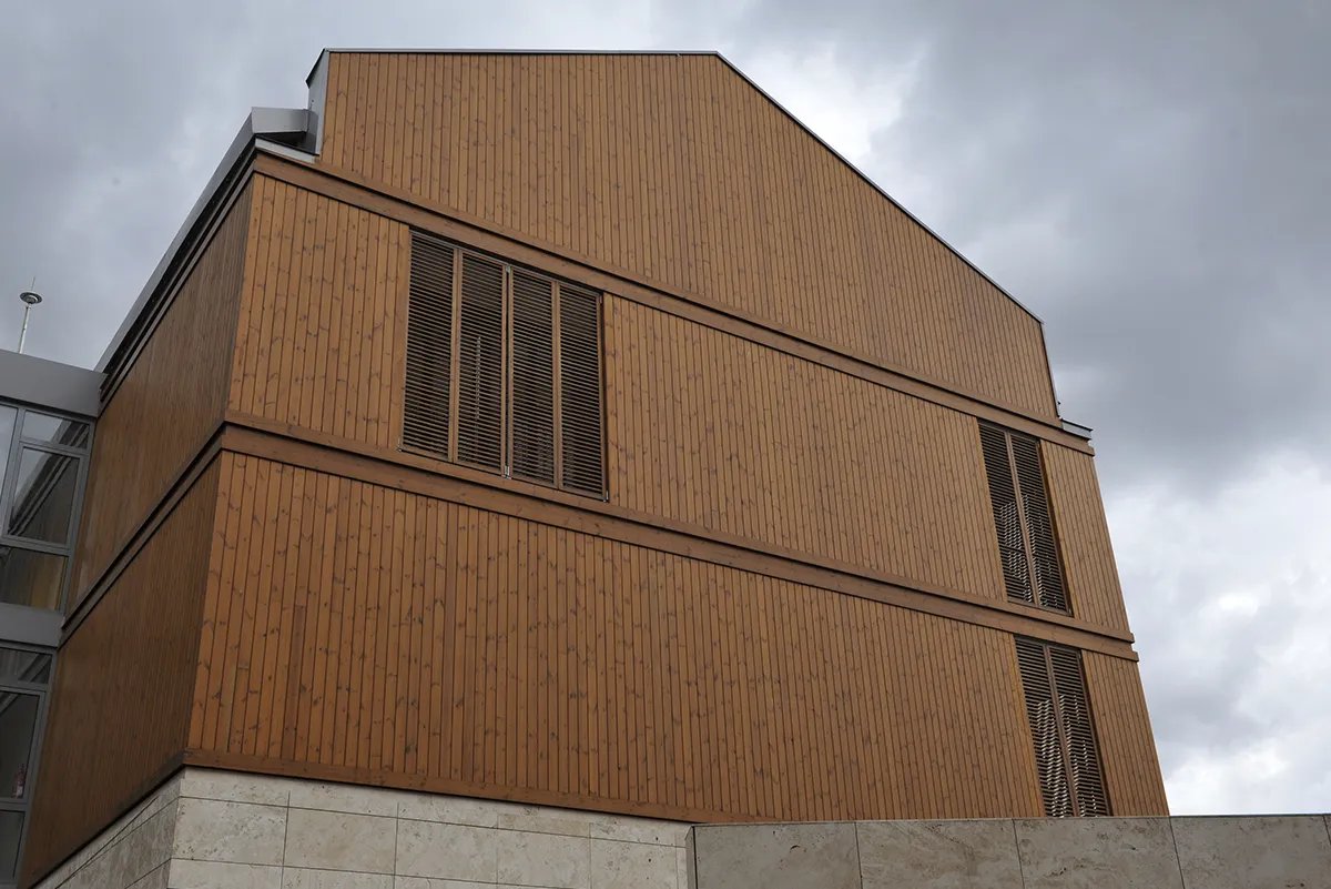 Thermo Pine in an exterior project